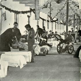 Photograph of the interior of a hospital in Washington D.C.