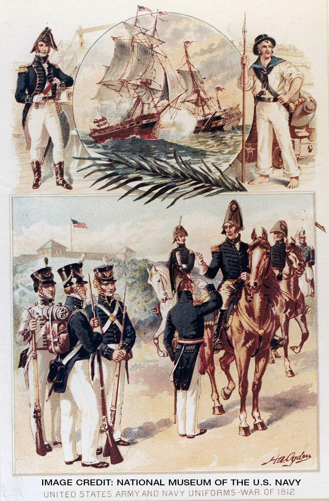 Army and Navy Uniforms - War of 1812