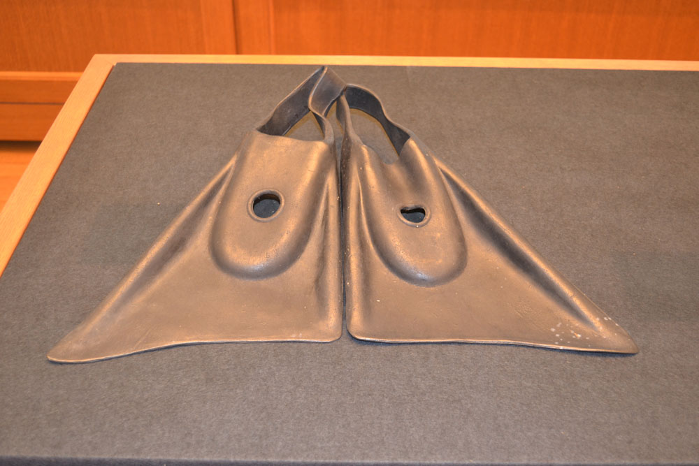 WWII Swim Fins, Pritzker Military Museum & Library
