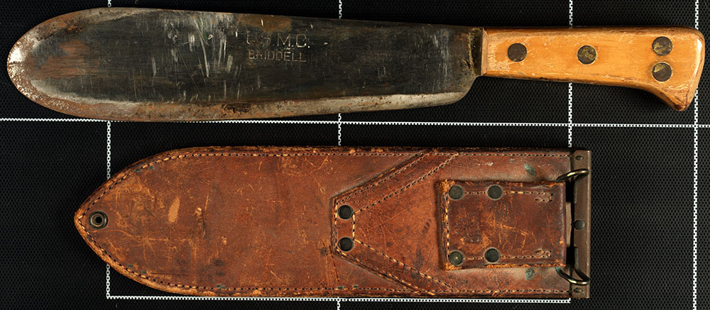 USMC Hospital Corpsman Knife, The Allied Race to Victory, World War II  Exhibit, Pritzker Military Museum & Library