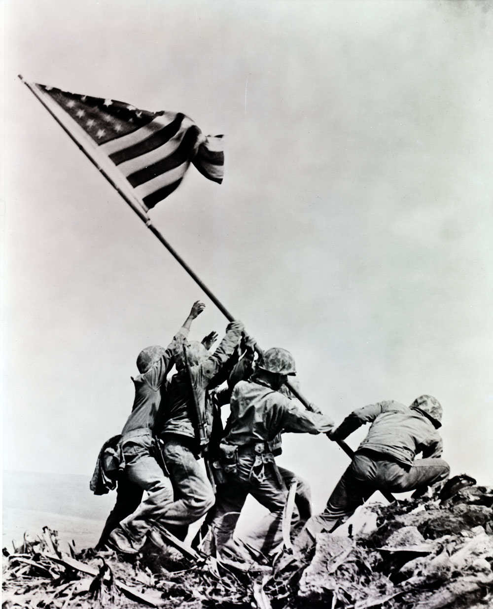 Low Prices Storewide Save Money With Deals Wwii Photo Raising The Flag