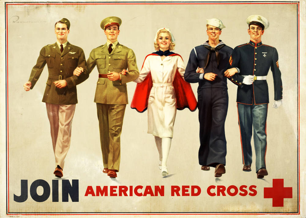 WW2 US Red Cross Poster 