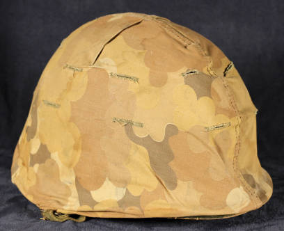 Origineel 1963 US Vietnam Mitchell Patroon M1 Helm Blad Camouflage Cover Accessoires Hoeden & petten Helmen Militaire helmen 