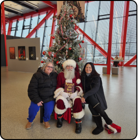 Santa-Holiday Newsletter Infographic