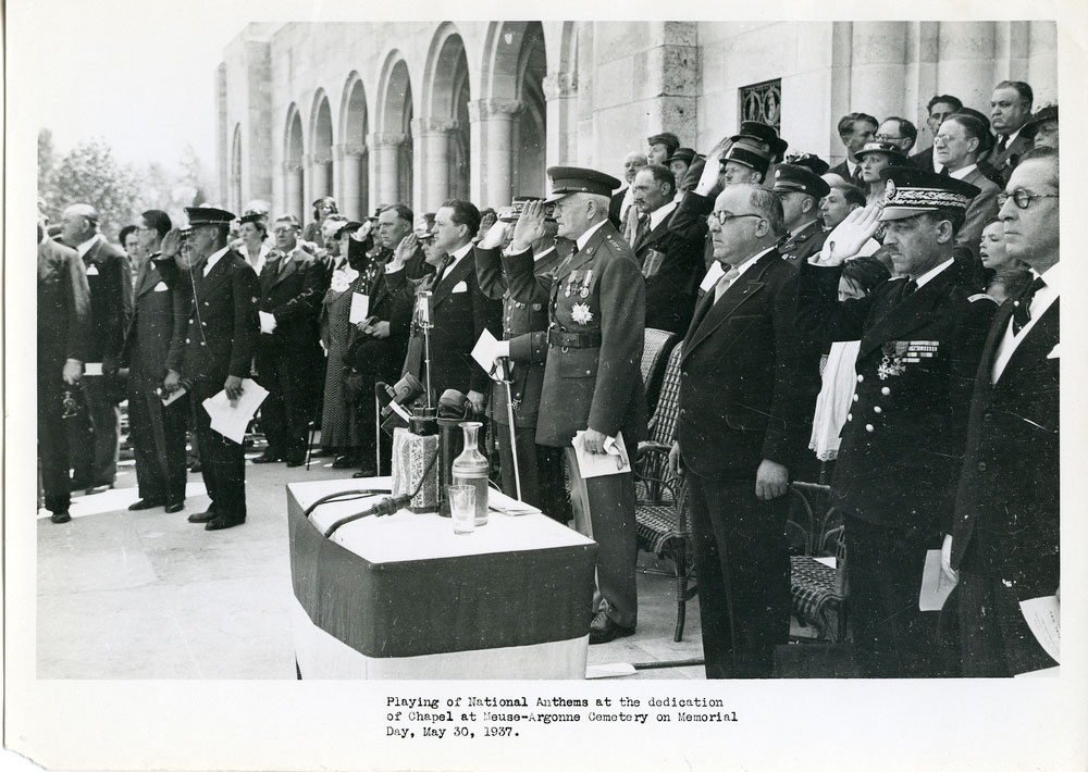 Dedication of the Chapel at Meuse-Argonne American Cemetery