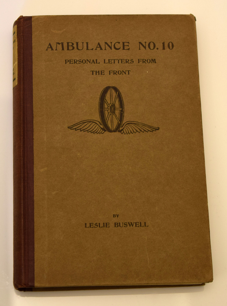 Cover of Ambulance No.10: Personal Letters from the Front