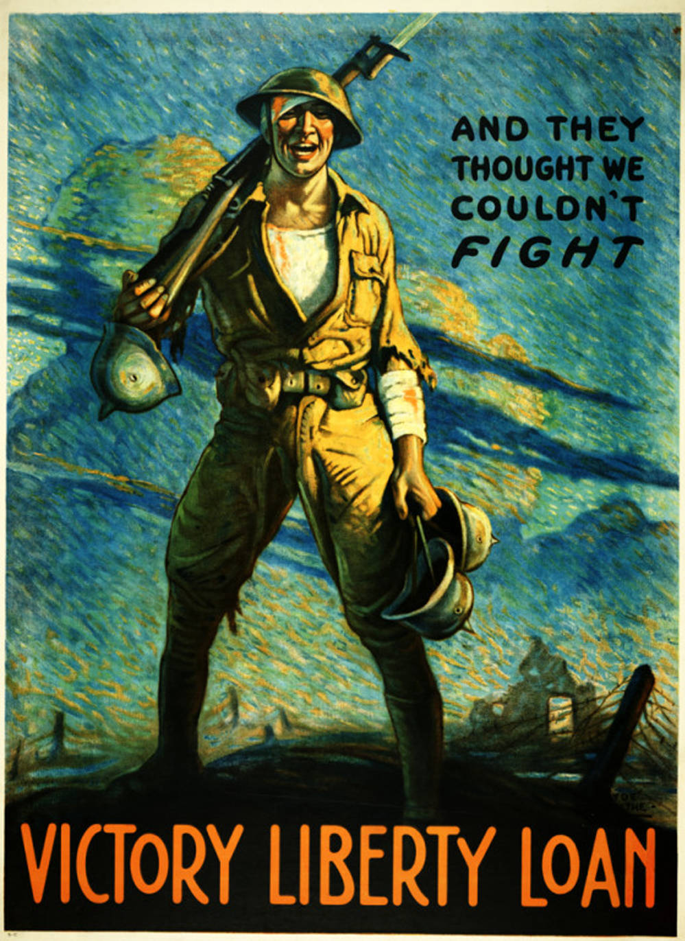 Doughboy World War I Poster Victory Liberty Loan