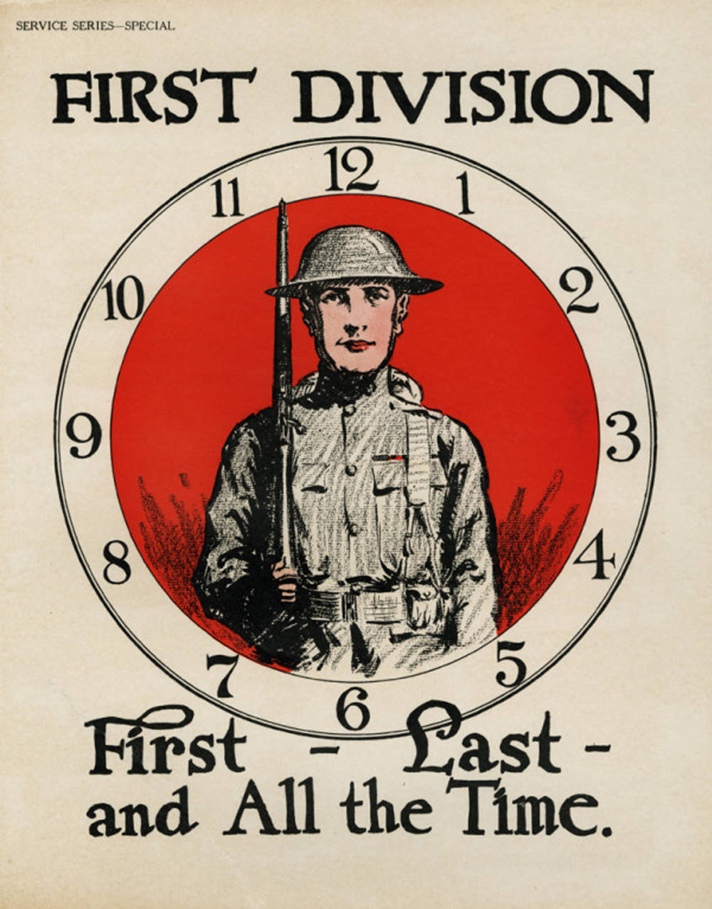 First Division poster ca.1918.