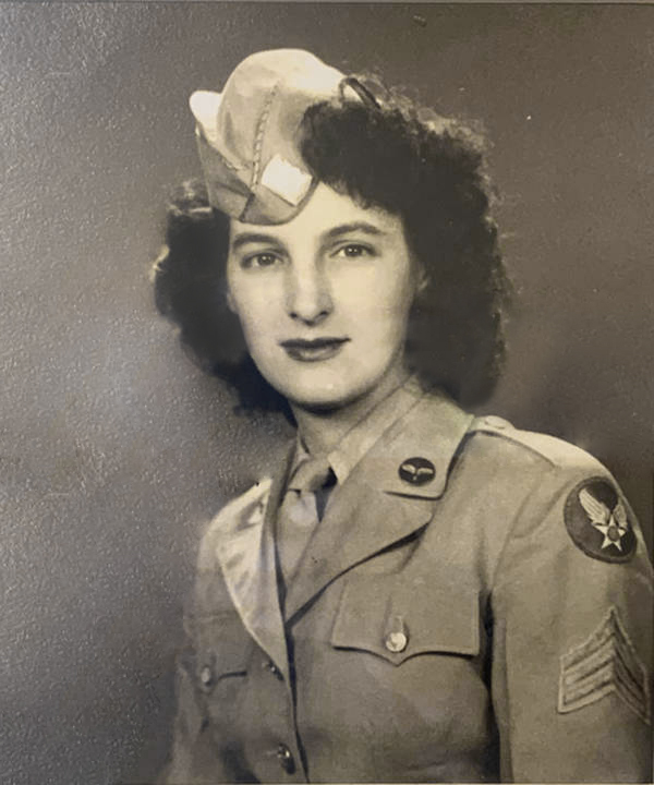 Portrait of Josephine Bogdanich in Uniform