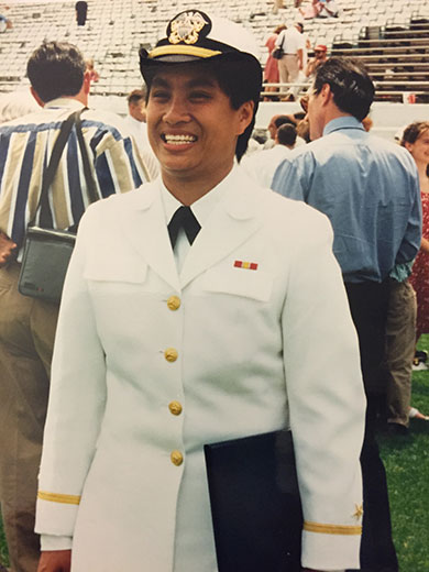 Graduating from USNA