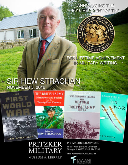 Hew Strachan: 2016 Pritzker Literature Award Announcement