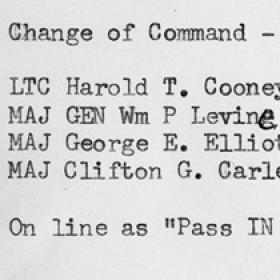 Change of Command