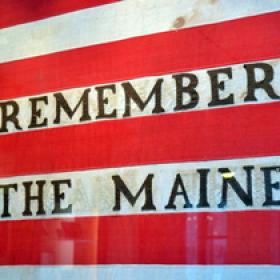 "Remember the Maine" 45-Star American Flag