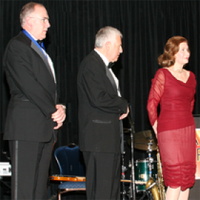 Robert Pritzker, Audrey Ratner and Lt. Col. Robert C. Peithman, USMCR (Retired): 2005 Founder's Award