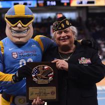 Chicago Sky Honors Colonel Jennifer Pritzker During the Military Moment of the Game