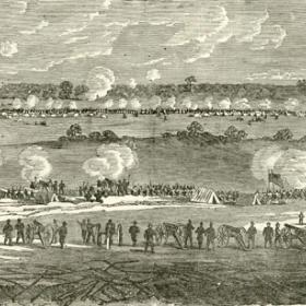Illustration of the Siege of Petersburg in Harper's Weekly.