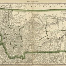 Map of Montana.