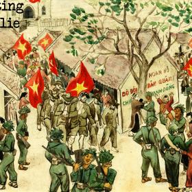 North Vietnamese Propaganda Poster