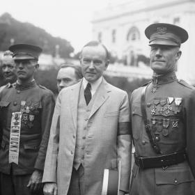 Willie Sandlin (Left) and Samuel Woodfill (right) Photo courtesy of the Library of Congress Prints and Photographs Division