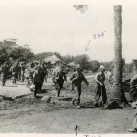 Japanese Soldiers Carry White Flag to American Forces | The Allied