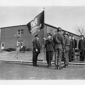 Ceremony at Fort McCoy, Wisconsin 