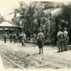 Japanese surrender to 129th Infantry Regiment.