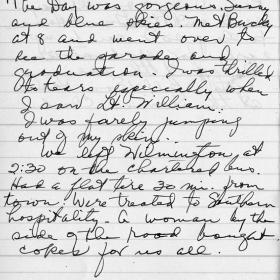 A page from Leah's diary