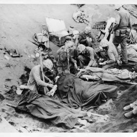 American casualties on Iwo Jima