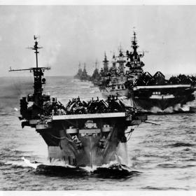 American battleships.