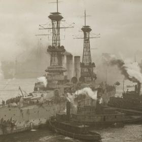 The USS Louisiana after Armistice in 1919.