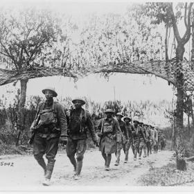 Photo of African American troops near Verdun