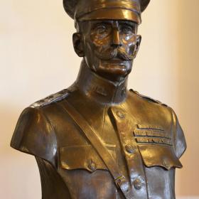 Bronze bust of General Joseph Sanborn