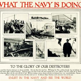 U.S. Navy Recruiting Bureau poster.