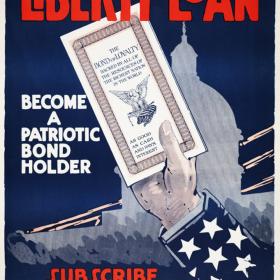 Liberty Loan : Become a patriotic bond holder : Subscribe at your bank today.