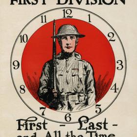First Division poster ca.1918.