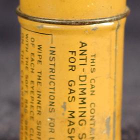 Anti-dimming stick and cloth in can.