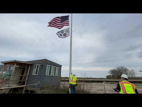 Preview image for the youtube "Veterans Day | Raising the Flag | November 2021".